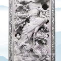 Garden Stone Mural Sculpture Stone mural sculpture in temple garden Factory